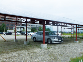駐車場太陽光発電施工実績